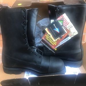 NIB Thorogood Leather 10” Comp 75 Safety Toe Boot